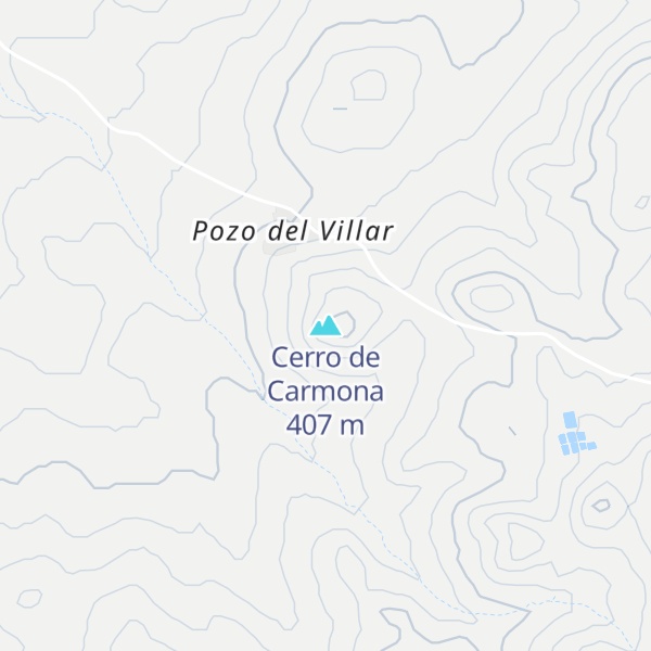 Map of Cerro de Carmona