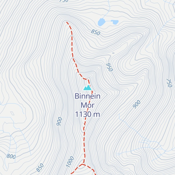Map of Binnein Mor