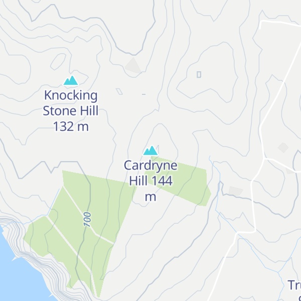 Map of Cardryne Hill