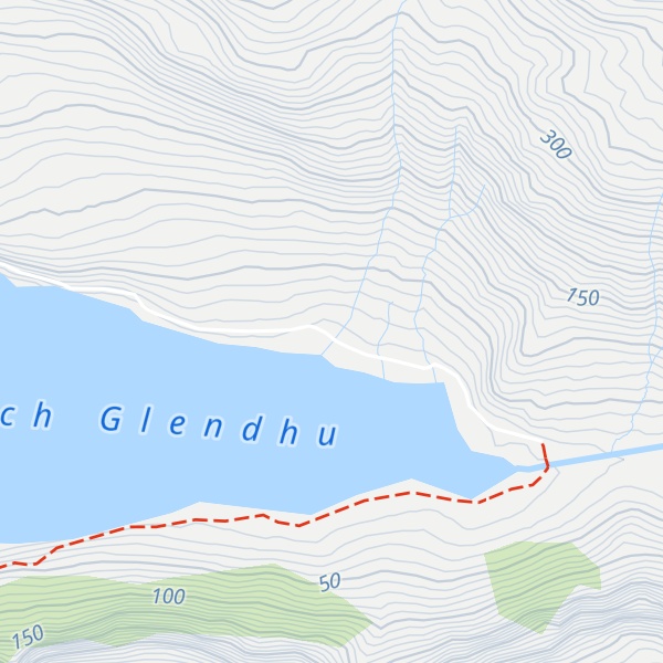 Map of Glendhu