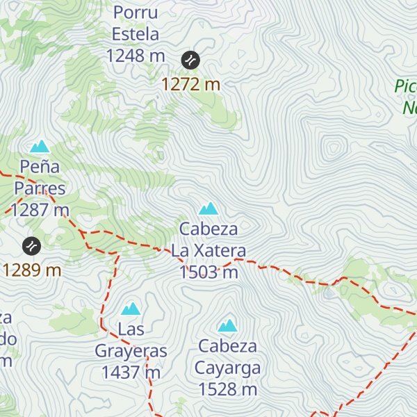 Map of Cabeza La Xatera