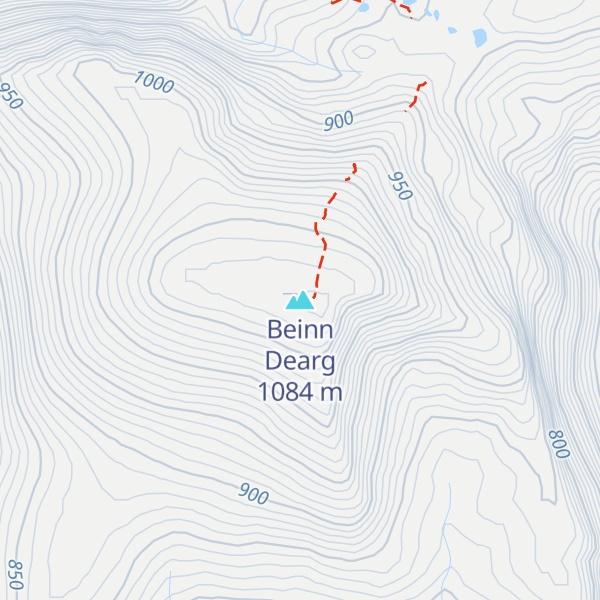 Map of Beinn Dearg