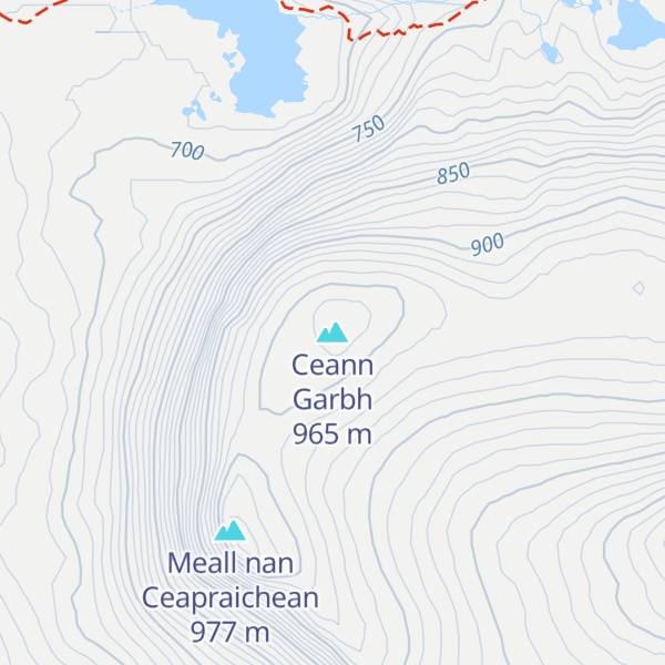 Map of Ceann Garbh