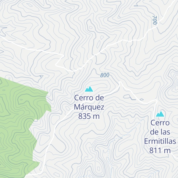 Map of Cerro de Márquez