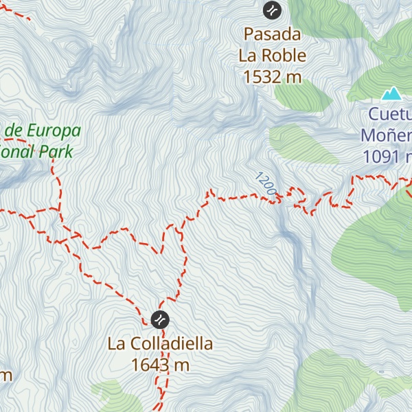 Map of Invernales de Mesones