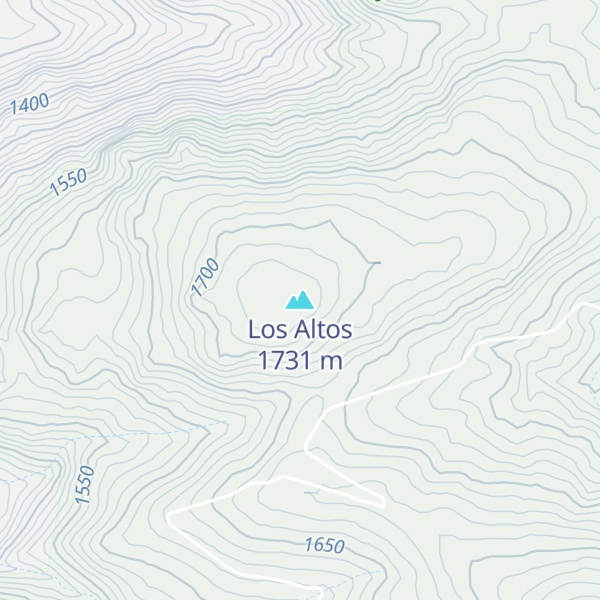 Map of Los Altos