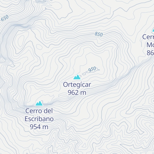 Map of Ortegícar