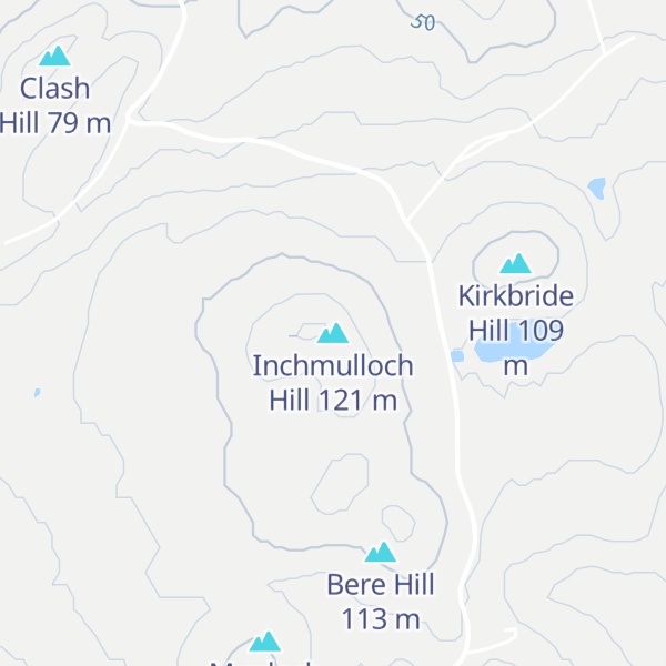 Map of Inchmulloch Hill