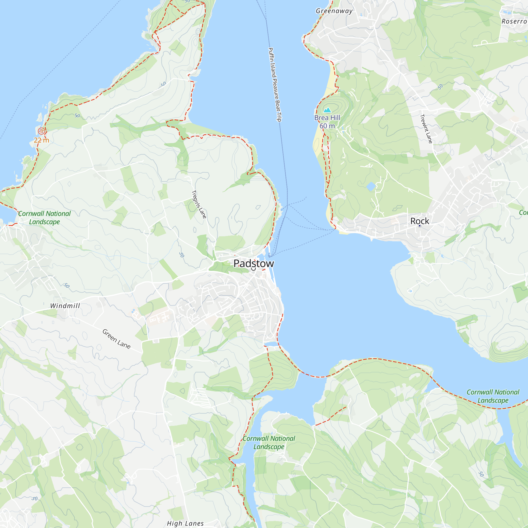 Padstow Tourist Information Centre map