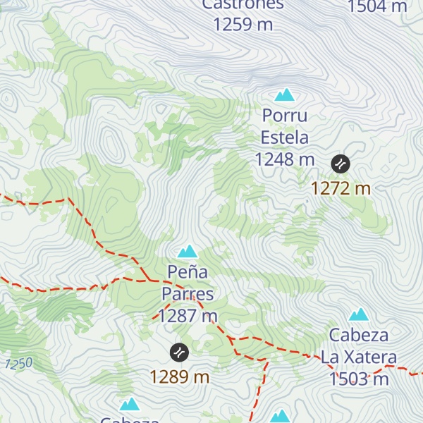 Map of Sierra Recorta