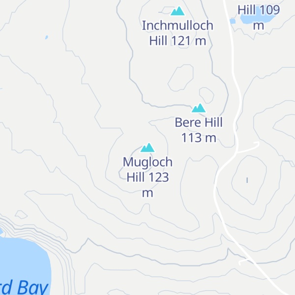 Map of Mugloch Hill