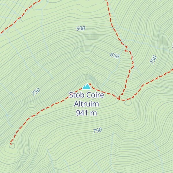 Map of Stob Coire Altruim