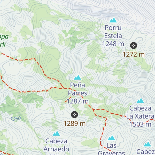 Map of Peña Parres