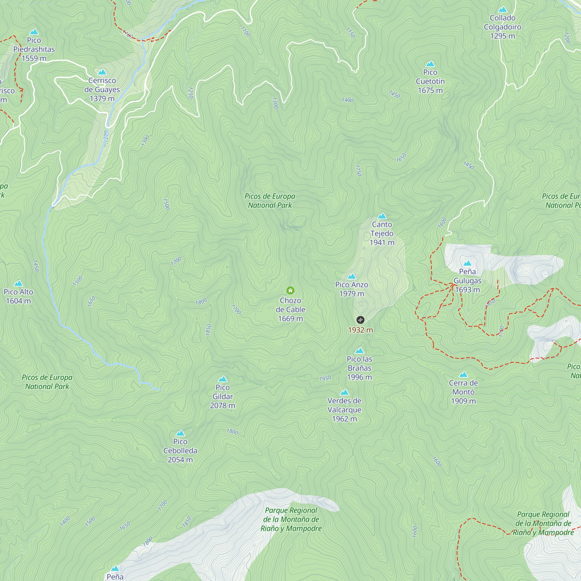 Chozo de Cable map