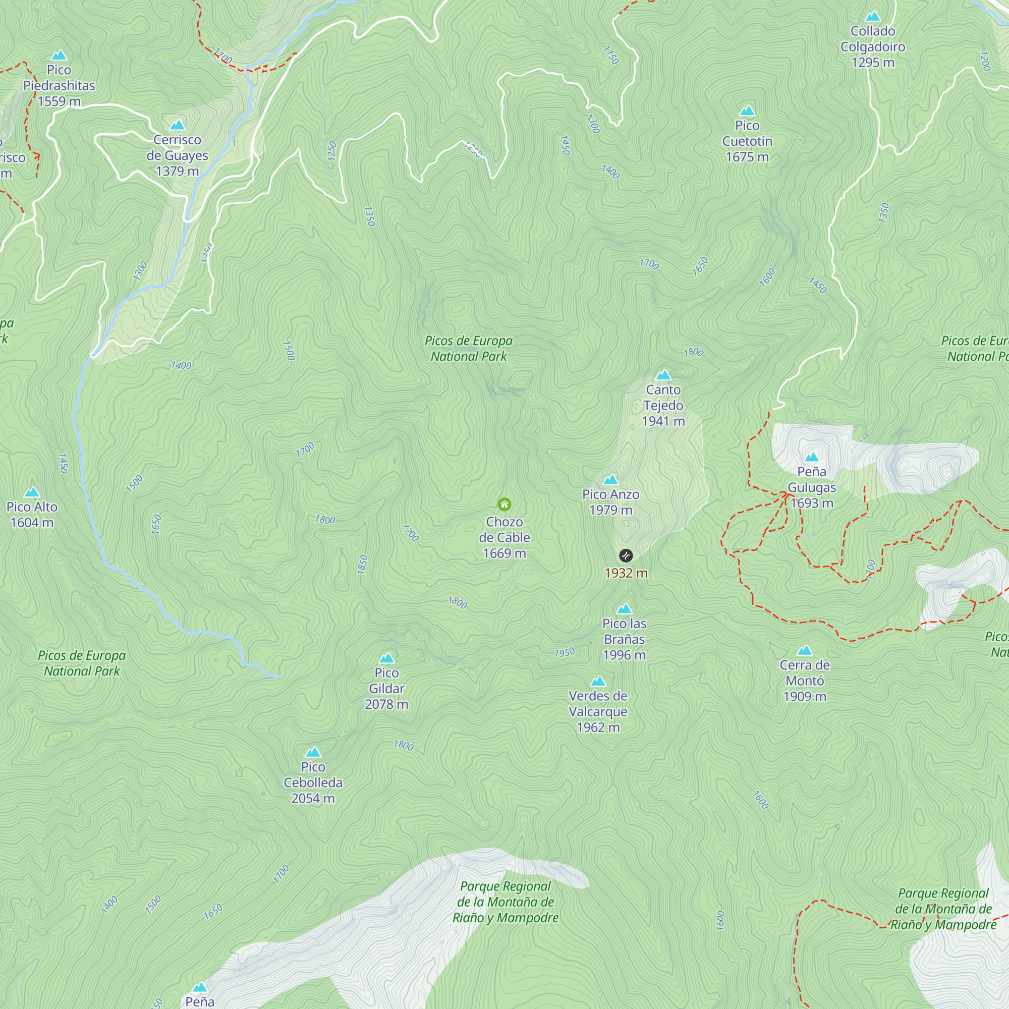 Chozo de Cable map