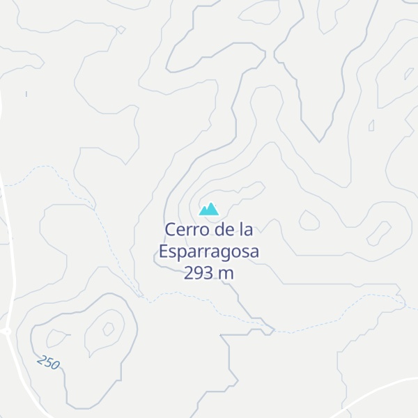 Map of Cerro de la Esparragosa