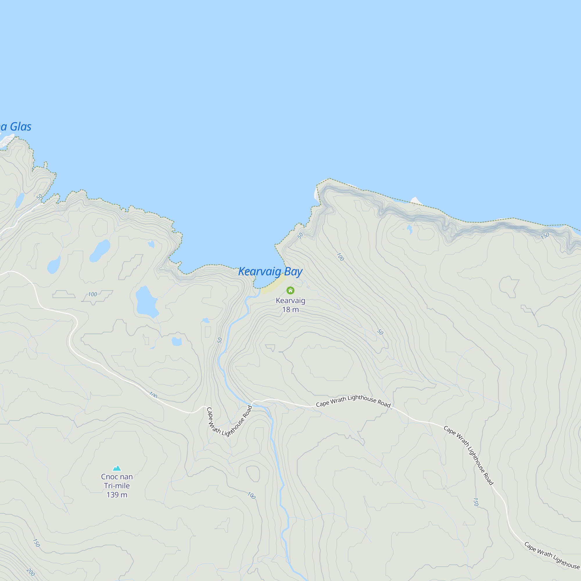 Kearvaig map