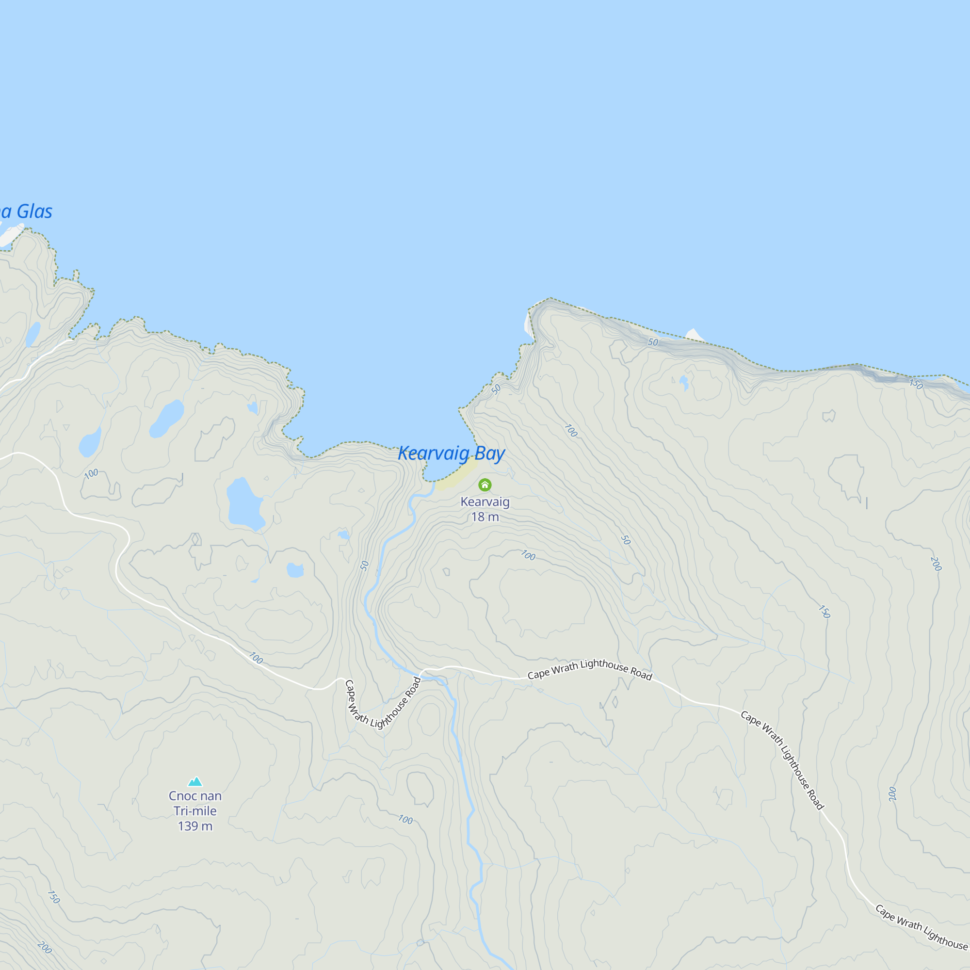 Kearvaig map