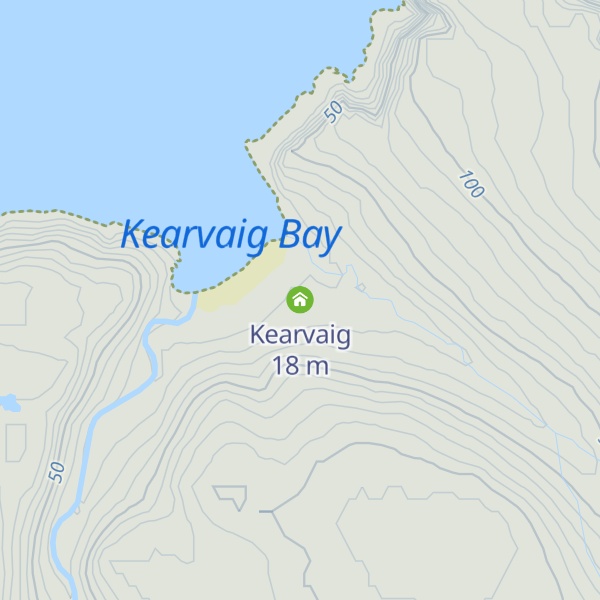 Map of Kearvaig
