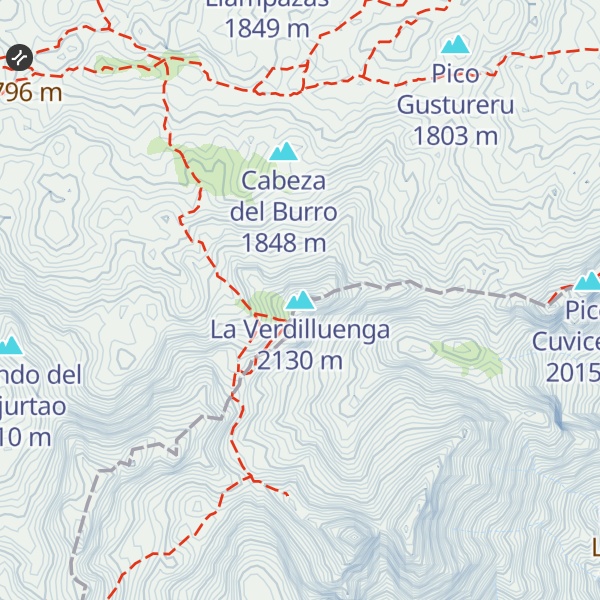 Map of La Verdilluenga