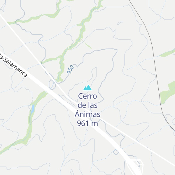 Map of Cerro de las Ánimas