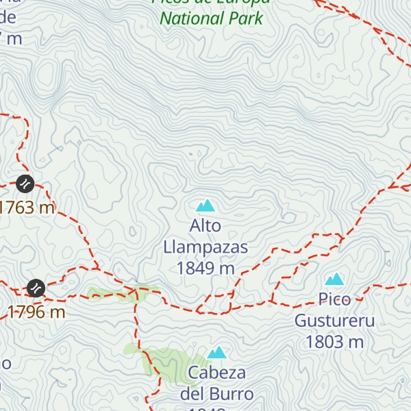 Map of Alto Llampazas
