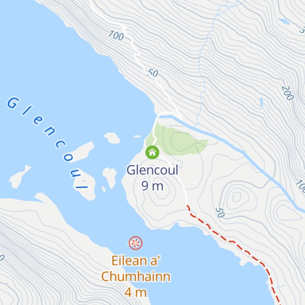 Map of Glencoul