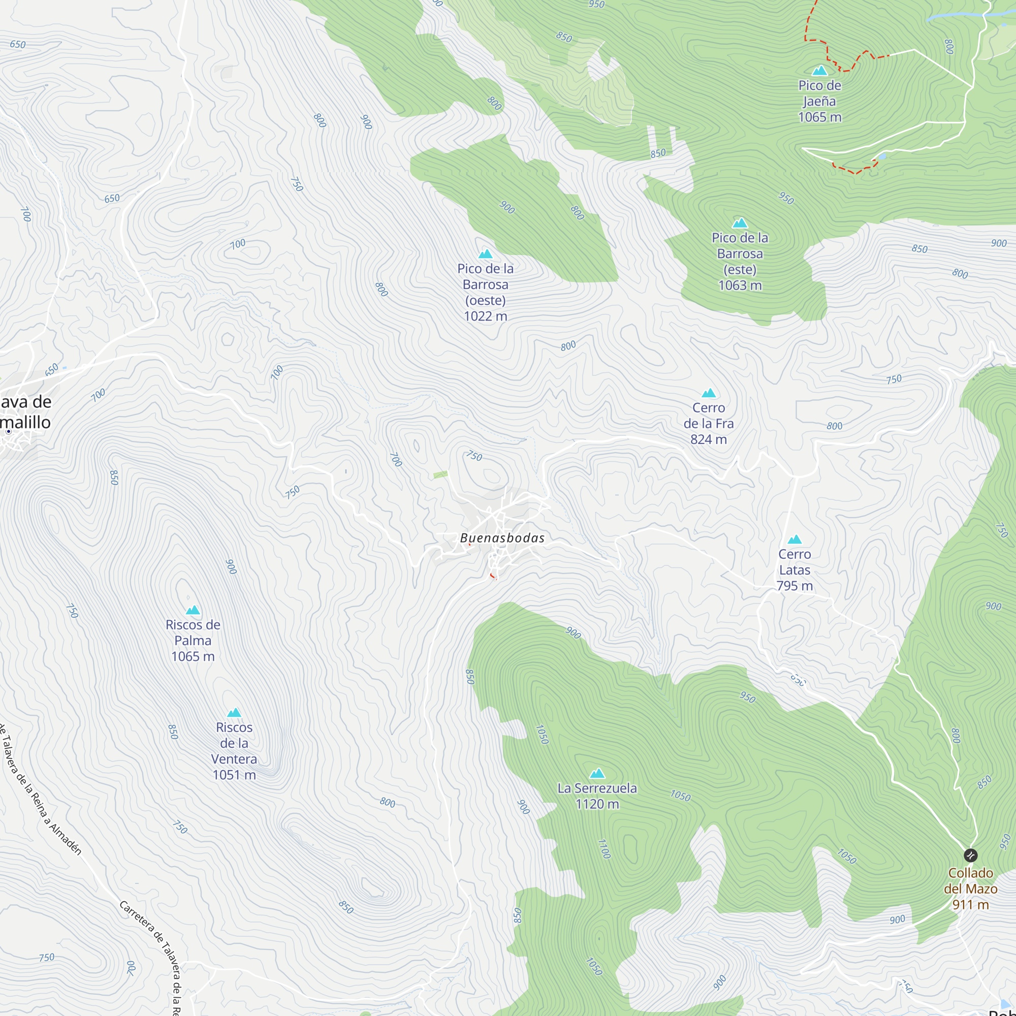 Doña Jara map