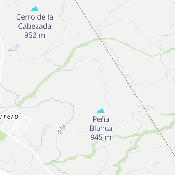 Map of Cerro de la Campana