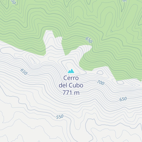Map of Cerro del Cubo