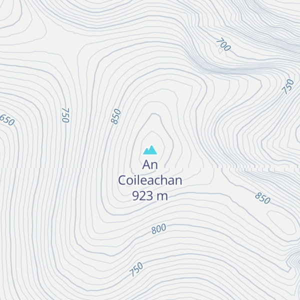 Map of An Coileachan