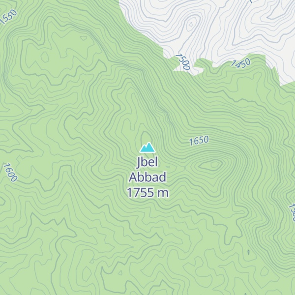 Map of Jbel Abbad