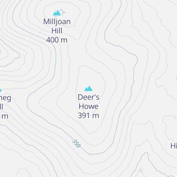 Map of Deer's Howe