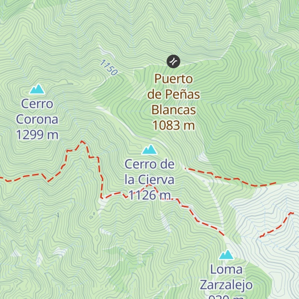 Map of Cerro de la Cierva