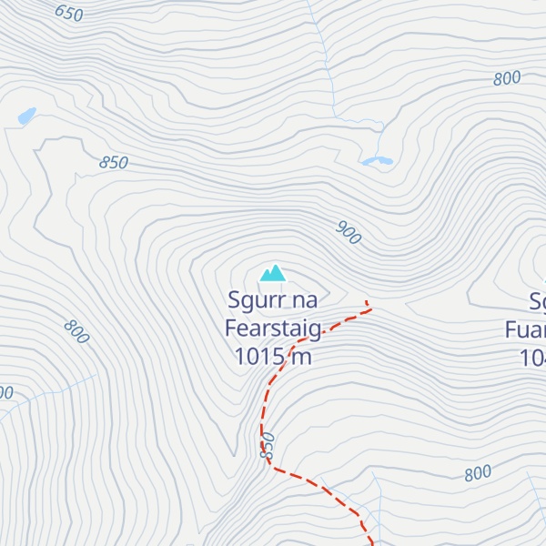 Map of Sgurr na Fearstaig