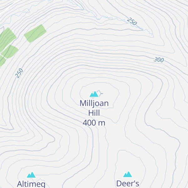Map of Milljoan Hill