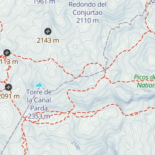 Map of Los Traviesos