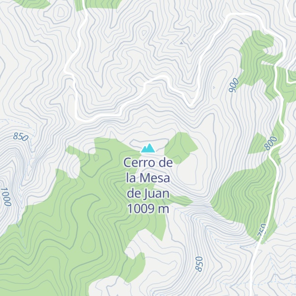 Map of Cerro de la Mesa de Juan
