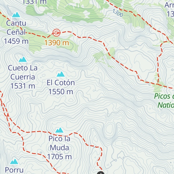 Map of Texu la Verde