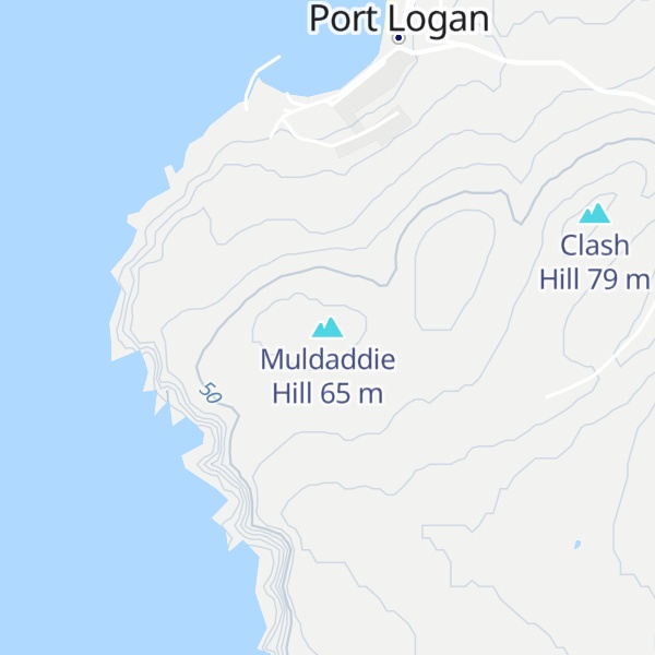 Map of Muldaddie Hill