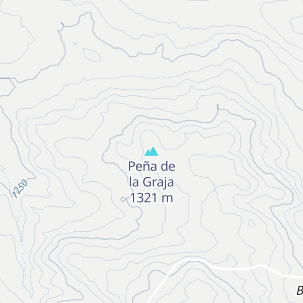 Map of Peña de la Graja