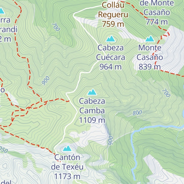 Map of Cabeza Camba