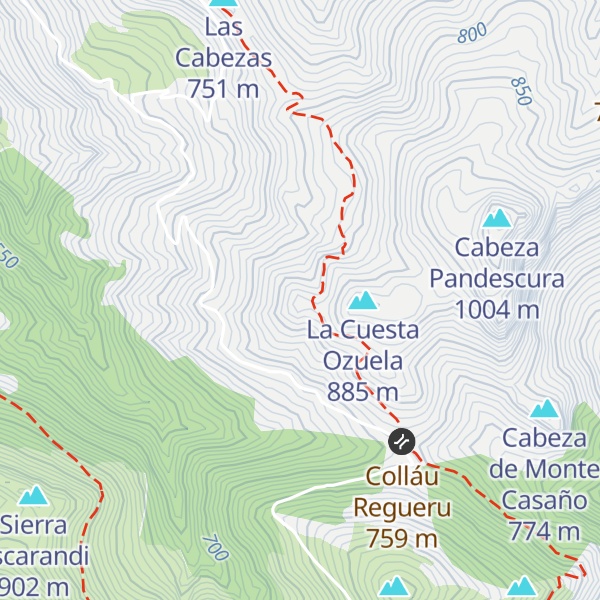 Map of Monte la Solana