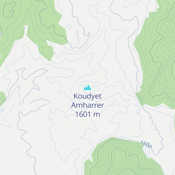 Map of Koudyet Amharrer