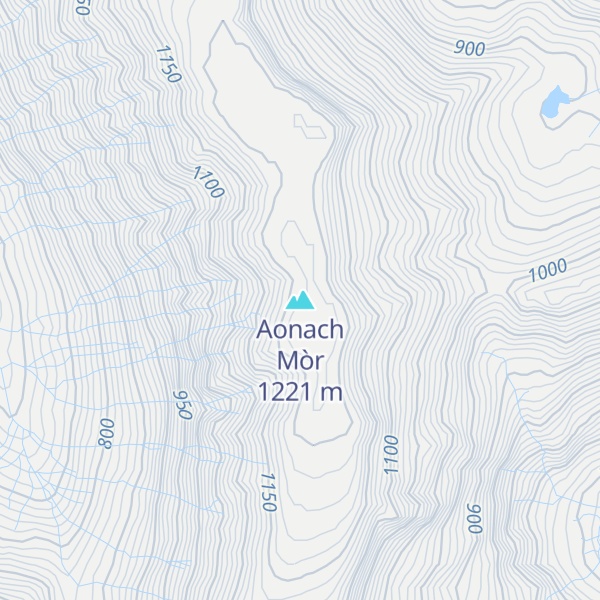 Map of Aonach Mòr
