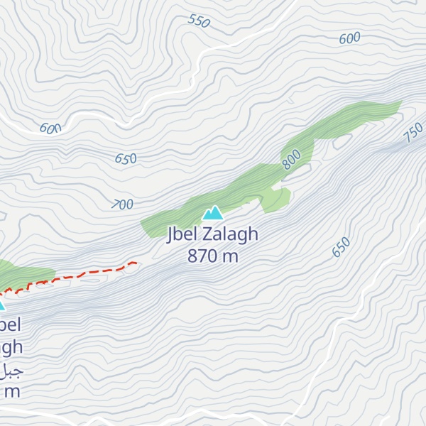 Map of Jbel Zalagh