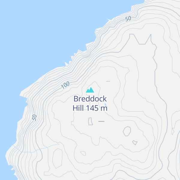 Map of Breddock Hill