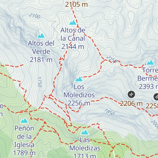 Map of Los Moledizos