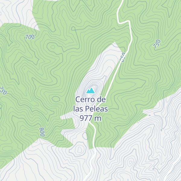 Map of Cerro de las Peleas