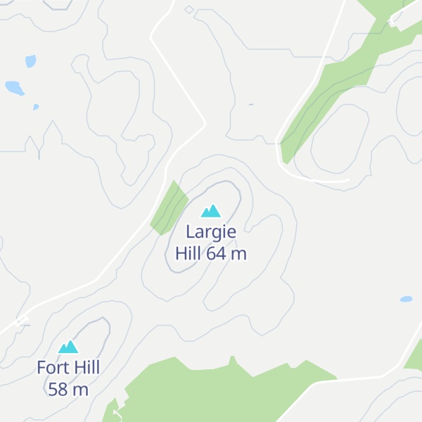 Map of Largie Hill